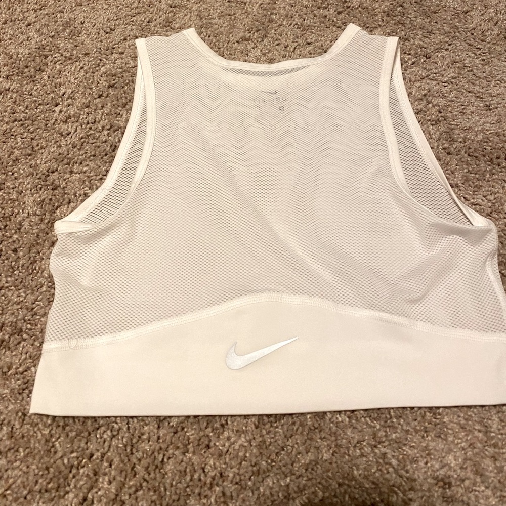 Nike drifit mesh crop top